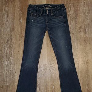 American Eagle Artist Low Rise Stretch Bootcut Womens Size 0, Length 32